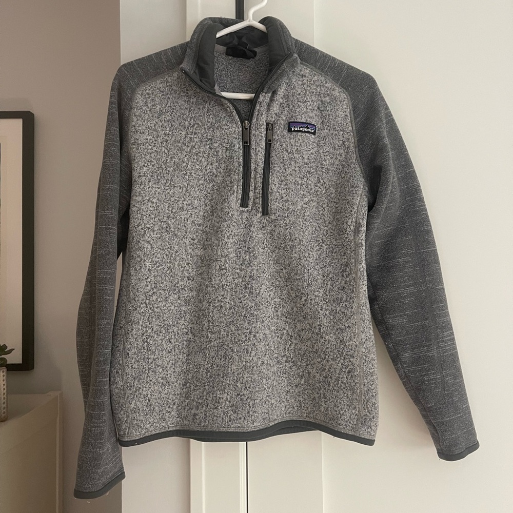 Patagonia fleece quarter zip jacket
